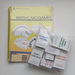 Right Start Math Card Games instruction book and cards – 300+ Games ✨NEW✨